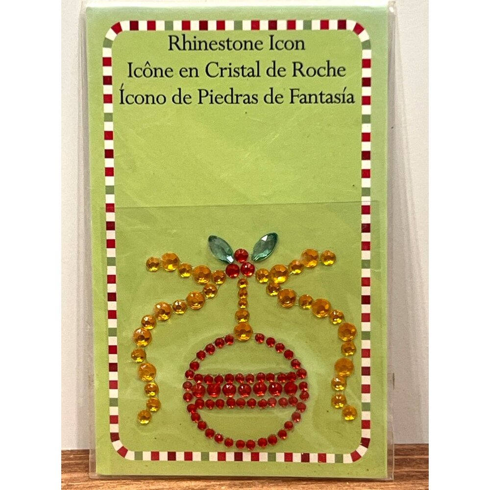 Rhinestone Icon Ornament Sticker Christmas Embellishment IG549144894